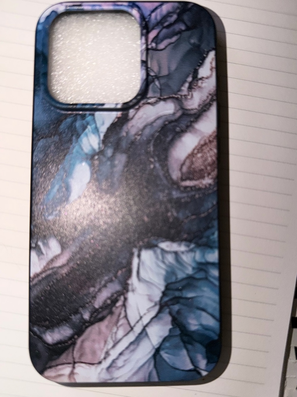 iPhone 15 pro max case Blue Marble Phone Case - Stylish Protective Cover